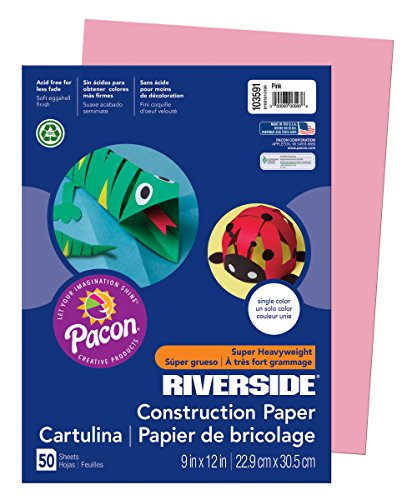 Product Cover Riverside 103591 Construction Paper, 76 lb, 0.4