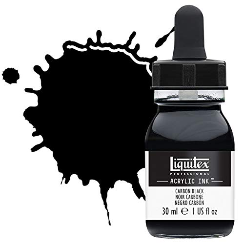 Product Cover Liquitex Professional Acrylic Ink 1-oz jar, Carbon Black