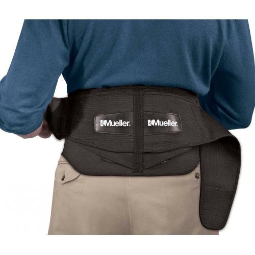 Product Cover Mueller 64179 Adjustable Back Brace with Removable Pad Fits Waist Size Plus (28