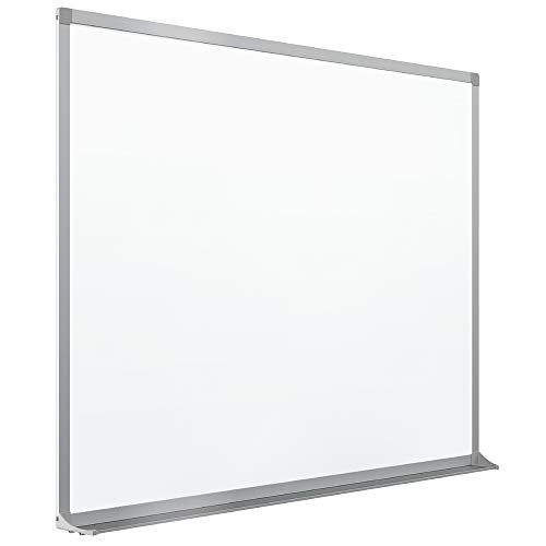 Product Cover Quartet Magnetic Whiteboard, Porcelain, White Board, Dry Erase Board, 4 x 6 feet, Aluminum Frame (PPA406)