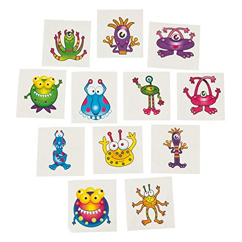 Product Cover Fun Express Monster Tattoos,72 Tattoos per Package