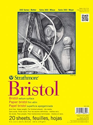Product Cover Strathmore (342-109) STR-342-109 20 Sheet Regular Bristol Pad, 9 by 12