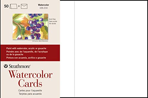 Product Cover Strathmore 105-210-1 Watercolor Cards, Cold Press, 5