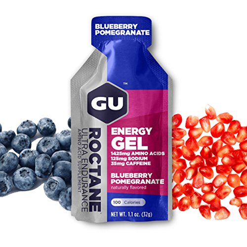 Product Cover GU Roctane Ultra Endurance Energy Gel, Blueberry Pomegranate, 24-Count