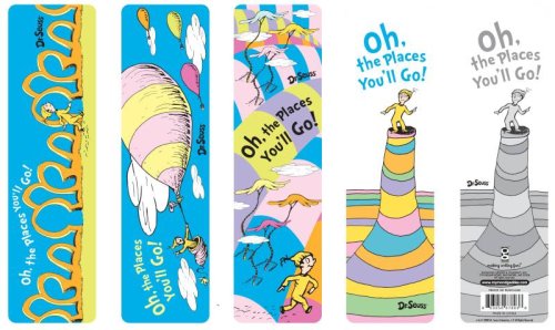 Product Cover Dr Seuss Oh The Places You'll Go! Bookmark Assortment Set, 50 Pieces (67803)