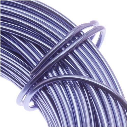 Product Cover Beadsmith Aluminum Craft Wire Lilac Purple 12 Gauge 39 Feet (11.8 Meters)