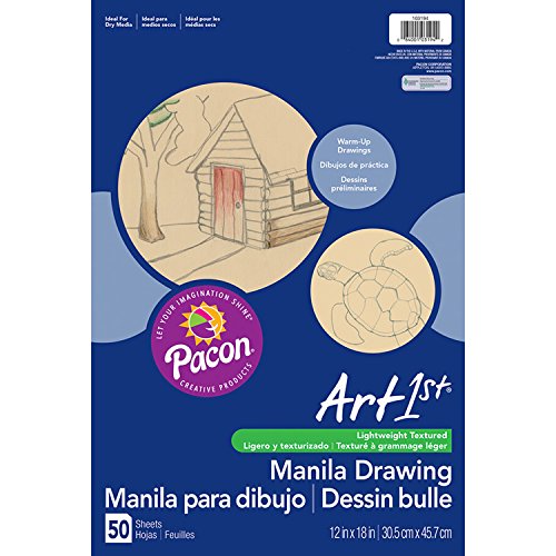 Product Cover Pacon Manila Drawing Paper, 50 Sheets, 9 x 12