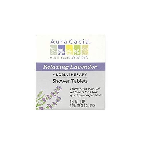 Product Cover Shower Tablets Relaxing Lavender, 3 OZ.- 3 Tablets of 1 OZ. Each