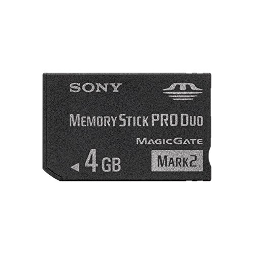 Product Cover Sony Memory Stick PRO Duo (Mark 2) Memory Card 4 GB 4GB 4 Gig for Digital Camera Sony Cybershot Cyber-Shot/Alpha Series