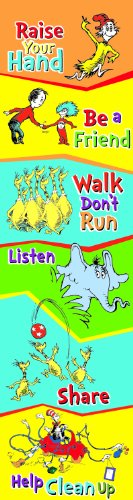 Product Cover Eureka Dr. Seuss Vertical Classroom Banner, Class Rules, Measures 45 x 12