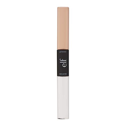 Product Cover e.l.f. Cosmetics Undereye Concealer and Highlighter, Dual-Ended Stick Conceals Blemishes and Brightens Skin, Medium
