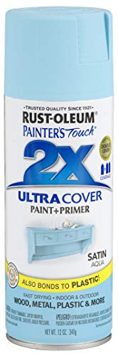Product Cover Rust-Oleum 249085 Painter's Touch Multi Purpose Spray Paint, 12-Ounce, Satin Aqua