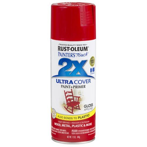 Product Cover Rust-Oleum 249124 Painter's Touch Multi Purpose Spray Paint, 12-Ounce, Apple Red