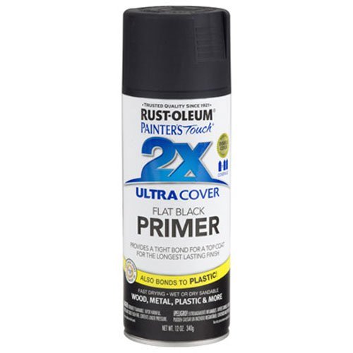 Product Cover Rust-Oleum 249846 Painter's Touch Multi Purpose Spray Paint, 12-Ounce, Flat Black Primer