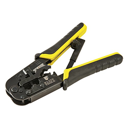 Product Cover Klein Tool Ratcheting Modular Crimper/Stripper