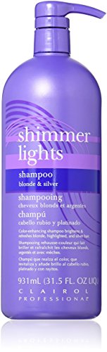 Product Cover Clairol Shimmer Lights Shampoo for Blonde and Silver Hair, 31.5 Ounce