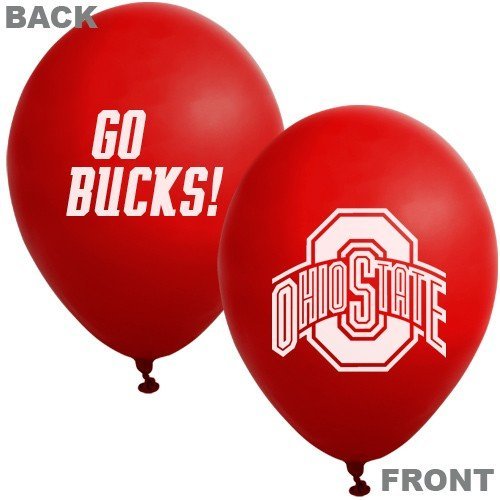 Product Cover Collegiate Latex Balloons Ohio State Package of 10