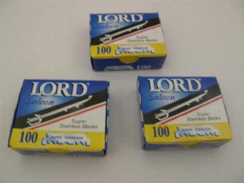 Product Cover 300 LORD Razor Blades Super Stainless Single edge for Barbers