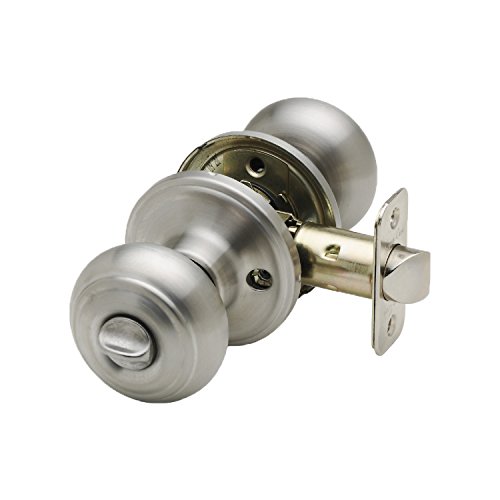 Product Cover Copper Creek CK2030SS Colonial Privacy Door Knob, Satin Stainless