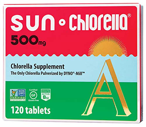 Product Cover Sun Chlorella - Chlorella Superfood Nutritional Supplement- 500 Mg (120 Tablets)