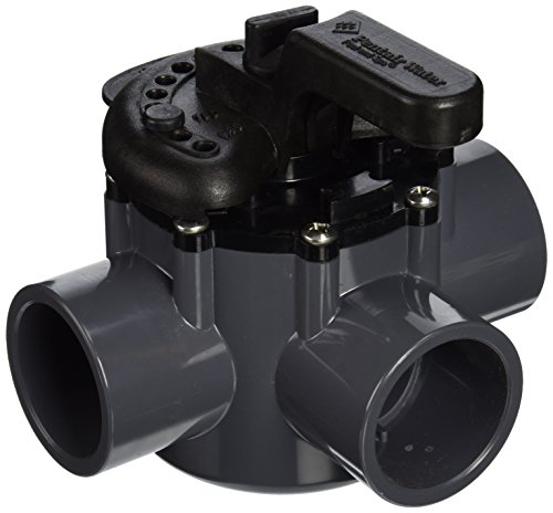 Product Cover Pentair 263037 3-Way PVC 1-1/2 inch (2 inch slip outside) Pool And Spa Diverter Valve