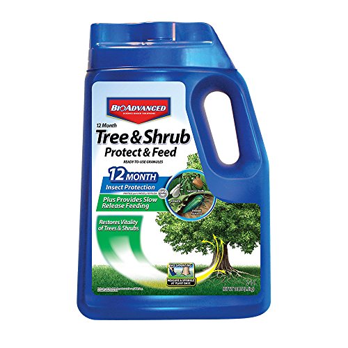 Product Cover Bayer Advanced 701910 12 Months Tree and Shrub Protect and Feed Granules, 10-Pound