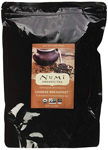 Product Cover Numi Organic Tea Chinese Breakfast, 16 Ounce Pouch, Loose Leaf Yunnan Black Tea (Packaging May Vary)