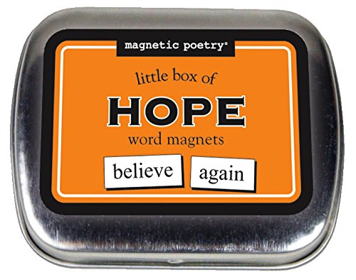 Product Cover Magnetic Poetry - Little Box of Hope Kit - Words for Refrigerator - Write Poems and Letters on The Fridge - Made in The USA