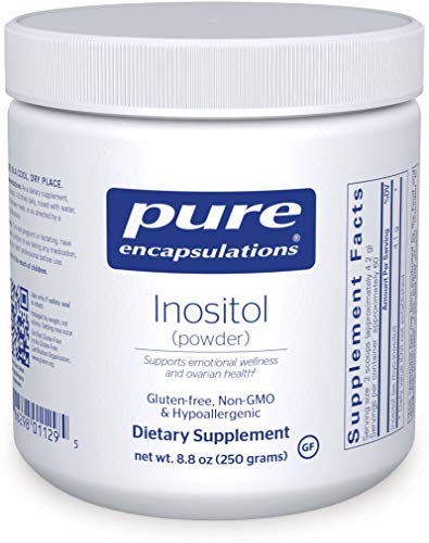 Product Cover Pure Encapsulations - Inositol (Powder) - Hypoallergenic Supplement Supports Healthy Mood, Emotional Wellness and Behavior, and Ovarian Function* - 250 Grams
