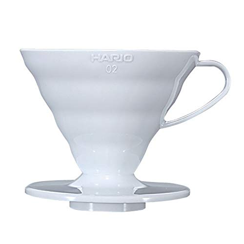 Product Cover Hario V60 Plastic Coffee Dripper, Size 02, White