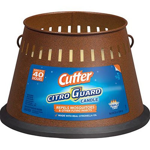 Product Cover Cutter 95784 Citro Guard Citronella Candle, 20-Ounce, Copper