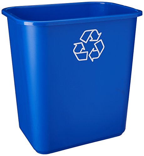 Product Cover United Solutions EcoSense WB0084 Blue Twenty Eight Quart Recycling Wastebasket - 28QT Recycling Bin in Blue