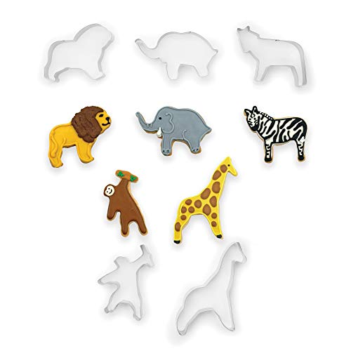 Product Cover Fox Run 36008 Zoo Animals Cookie Cutter Set, Zoo Animals