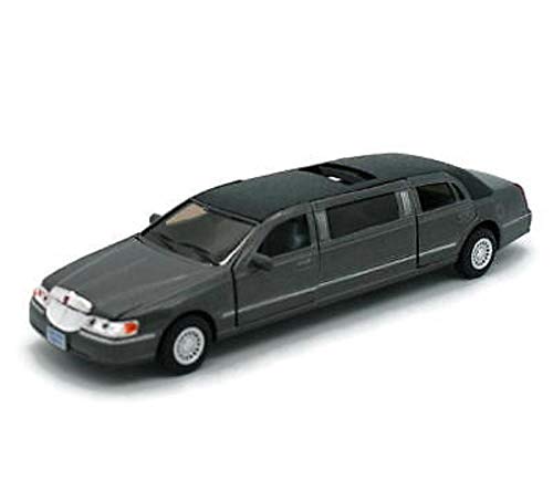 Product Cover Kinsmart 1/38 Scale Diecast 1999 Lincoln Town Car Stretch Limousine in Color Black