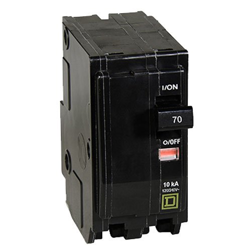 Product Cover Square D by Schneider Electric QO270CP QO 70-Amp Two-Pole Circuit Breaker