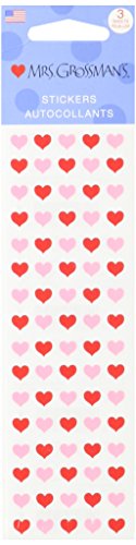 Product Cover Mrs Grossman Stickers-Micro Red and Pink Hearts