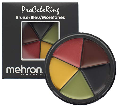 Product Cover Mehron Makeup 5 Color Bruise Wheel for Special Effects| Movies| Halloween