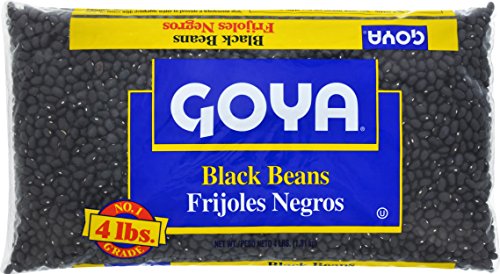 Product Cover Goya Foods Black Beans, Dry, 4 Lb Bag