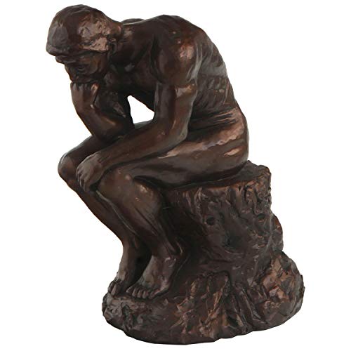 Product Cover Culture Spot Thinker Statue by Rodin with Bronze Finish, Museum Replica Master Piece, 7