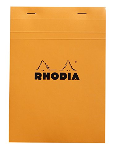 Product Cover Rhodia Staplebound Notepads - Graph 80 sheets - 6 x 8 1/4 in. - Orange cover
