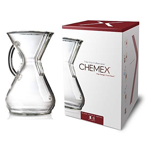 Product Cover Chemex Glass Handle, Pour-over Coffeemaker, 8-Cup - Exclusive Packaging