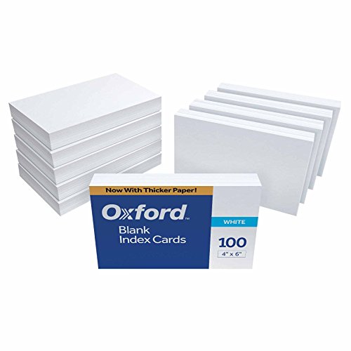 Product Cover Oxford Blank Index Cards, 4