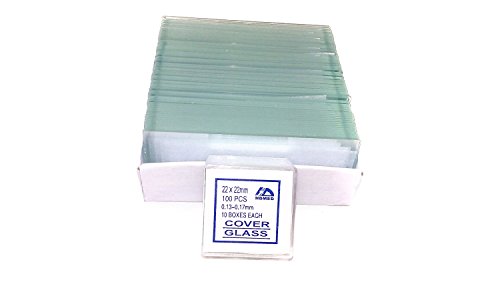 Product Cover CB 7101S1 72-Pieces Blank Microscope Slides & 100-Pieces Square Cover Glass
