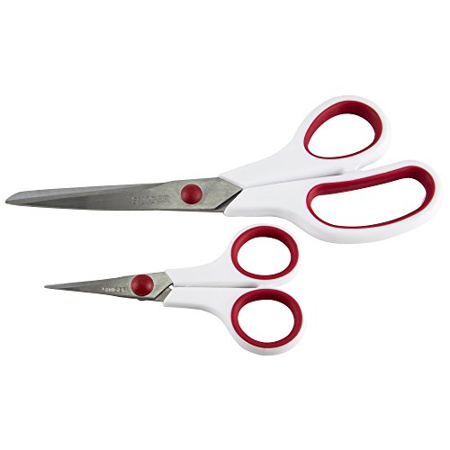 Product Cover SINGER 3404 Scissors, 1-Pack, Red & White