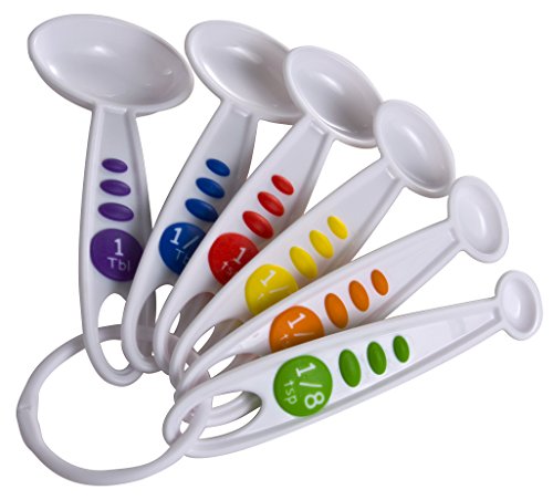 Product Cover Curious Chef Children's 6-Piece Measuring Spoon Set