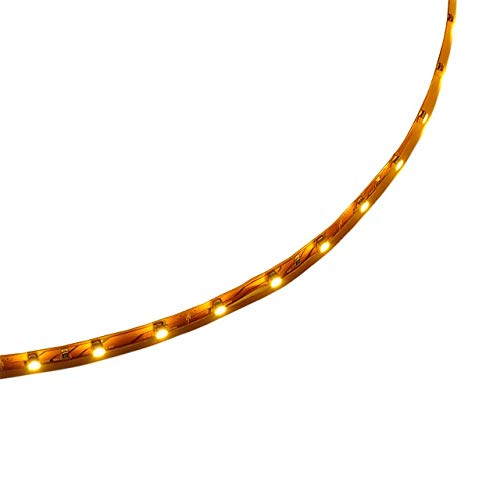 Product Cover Ledwholesalers 16.4 Feet (5 Meter) Flexible LED Light Strip with 300xSMD3528 and Adhesive Back, 12 Volt, Warm White 2700K, 2026WW-27K
