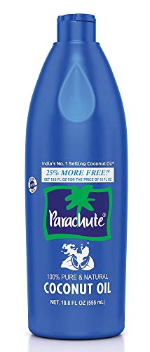 Product Cover Parachute Coconut Oil 18.8 fl.oz. (555ml) - 100% Pure, Unrefined, Expeller Pressed