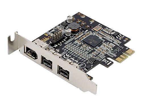 Product Cover SYBA Low Profile PCI-Express Firewire Card with Two 1394b Ports and One 1394a Port (2B1A), TI Chipset, Extra Regular Bracket SD-PEX30009