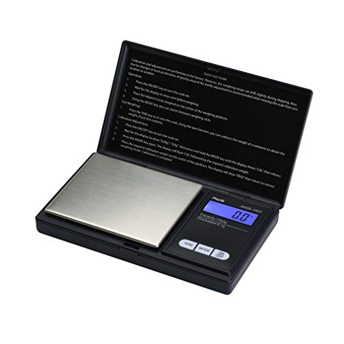 Product Cover American Weigh Scale Signature Series Digital Precision Pocket Weight Scale, Black 1000G x 0.1G (AWS-1KG-BLK)