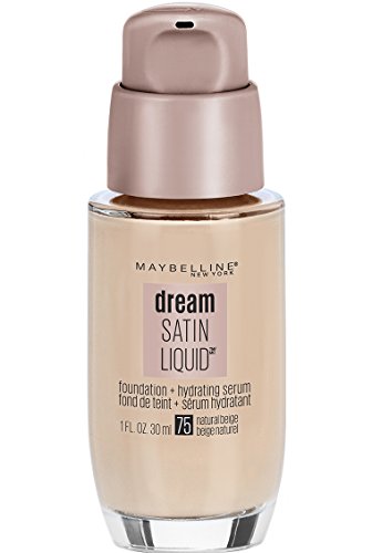 Product Cover Maybelline New York Dream Satin Liquid Foundation, Natural Beige [75] 1 oz